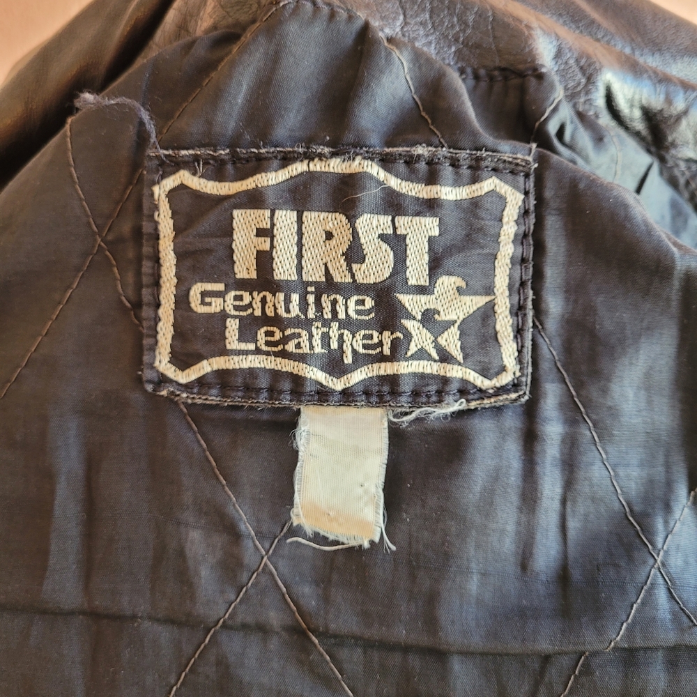 Leather Motorcycle Jacket - Picture 7 of 11